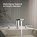 KOHLER Composed K-73060-4-CP Widespread 2-Handle Bathroom Sink Faucet with Metal Drain Assembly in Polished Chrome