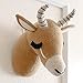 Crane Baby Safari Nursery Décor, Plush Animal Wall Décor for Boys and Girls, Antelope, 7