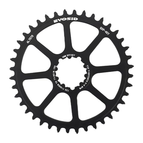 CobraCrawler Bike Chainring 40T 42T 44T Road Bike Tooth Disc 12S Direct Mount Sprocket 3mm Offset 46T 48T 50T Folding Bicycle Disc (42T) Cover