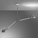 Materiale: alluminio Artemide Tolomeo Lampada da Sospensione con 2 Bracci, Alluminio
