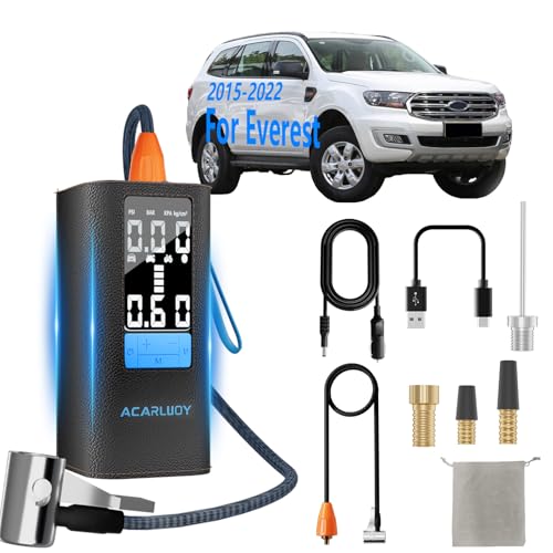 ACARLUOY Tire Inflator Portable Air Compressor - 3X Faster Inflation, 6000mAh Battery,…