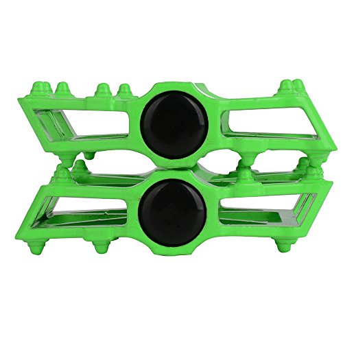 Boruizhen Aluminium Cnc Bike Platform Pedals Lightweight Road Cycling Bicycle Pedals For Mtb Bmx (Green) #TOP3