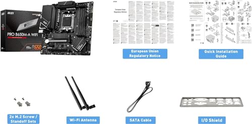 Image of INLAND AMD Ryzen 7 7700X CPU Processor with MSI PRO B650M-A WiFi ProSeries Motherboard (AM5, mATX, DDR5, M.2, USB 3.2 Gen 2, Wi-Fi 6E), Sold by Micro Center