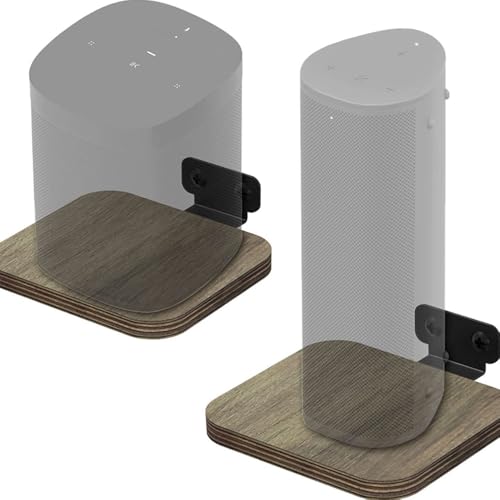 Coyktonty Universal Long Strip Speaker Small Stand Speaker Wooden Stand Speaker Bracket,Adjustable Size, with a Telescopic Range of 13-17cm