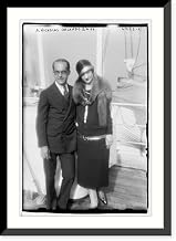 Historic Framed Print, A. Nicholas Orlando & wife, 17-7/8" x 21-7/8"