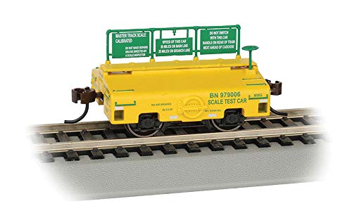 Wagon de pesée HO Burlington Northern avec châssis lesté haute stabilité