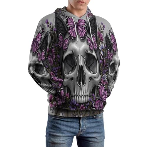 Sweat à capuche crâne de chat pour rompre avec la monotonie des vêtements unis