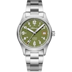 ADDIESDIVE Mens Automatic Watch NH35A / 8215 Movement Sapphire 200 M Waterproof Super Lume Stainless Steel Casual Business Dress Watches