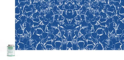 Blue Sparkle Large 4' x 2' Underwater Swimming Pool Vinyl Liner Repair Kit