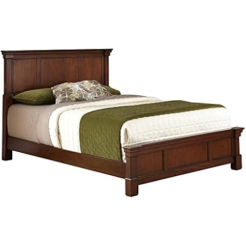 Home Styles Aspen Rustic Cherry Queen Bed Cover