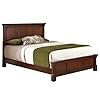 The aspen rustic cherry queen bed by home styles  urban country home decor