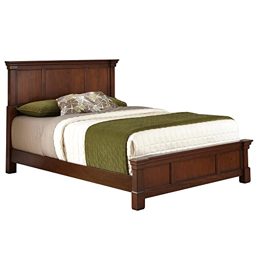 Homestyles Aspen Cherry Queen Bed, Headboard and Footboard