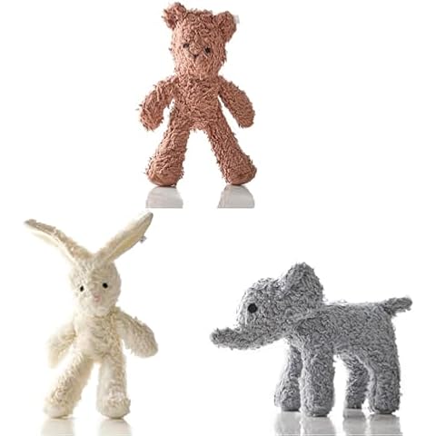 pet passion Plush Durable Cotton Dog Toys with Coconut Fill for All Pet Breeds, Three's Company, One Size Bundle Cover