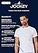 Jockey Men's Undershirt Classic Crew Neck Undershirt - 3 Pack, White/Grey Heather/Just Past Midnight, M