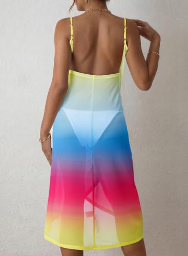 Herseas Womens Sheer Chiffon Swimsuit Coverup Sheer Sarong Wraps Skirt XL — view 2