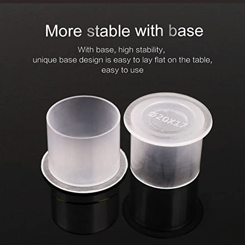 SOTICA-Tattoo-Ink-Caps-300PCS-Tattoo-Ink-Cups-Tattoo-Caps-14mm-Medium-Tattoo-Pigment-Caps-Plastic-Microblading-Ink-Caps-with-Base-for-Tattoo-Ink-Eyebrow-Microblading-Tools