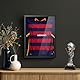 Avalo Objektrahmen - Einrahmung Fußballtrikot - 3D Box Frame - 60x80 CM - Schwarz - Deep Frame - Trikot Einrahmung in Bilderrahmen
