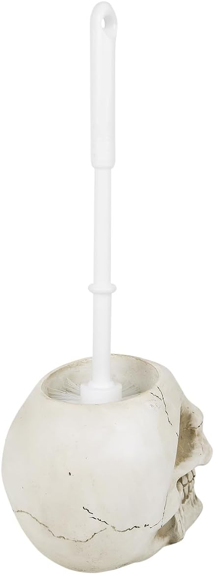 Nemesis Now Brush with Death Toilet Brush 16cm Ivory