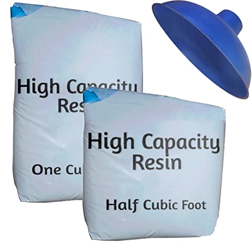 High Capacity Water Softener Refill Kit - 1.5 cu ft (48k) with funnel