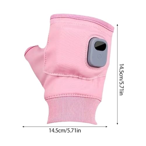 Guantes inteligentes con calefacción invierno recargables resistentes al viento 3