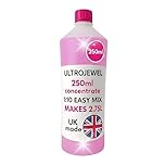 Allendale Ultrasonics Ultrasonic Jewellery Cleaner 250ml - Professional Jewellery Cleaning Solution for Gold, Silver, Watches & Glasses - Ultrasonic Cleaning Fluid, Makes 2.75L, Made in Britain