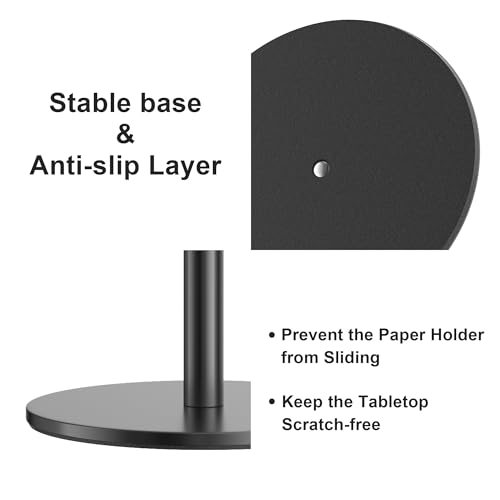 Kitchen Roll Holder Free-Standing Paper Towel Holder, Premium Stainless Steel Kitchen Rolls Organizer, Classic Fashion Countertop Dispenser - Image 3