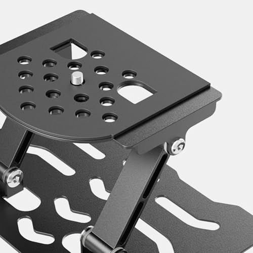 Support de projecteur métallique pliable, pied réglable peu encombrant