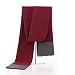 Produktbild MINMINA Herren-Schals, Wilder Jacquard-Schal, Winter gebürsteter Dicker Schal, weinrot grau
