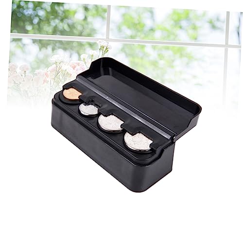 Organizador para monedas para auto 2 piezas plástico negro miniatura 7