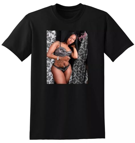 Kash Doll T-Shirt Detroit Rapper Photo Poster Tee Black L