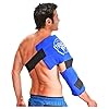 PRO ICE Shoulder Elbow Ice Therapy Wrap – Excellent for Treating Rotator Cuff injuries, Elbow Joint and Muscle Inflammation – Ice packs Included