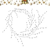 La couronne de Noël en cristal ajoute de l'élégance et à votre décoration de vacances. Parfait pour l'extérieur, la cheminée, les escaliers ou les portes d'entrée, créant une atmosphère festive et luxueuse pendant les fêtes d'hiver.