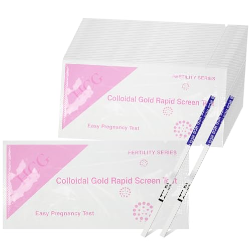 AYBUY 25 Tests de Grossesse Précoces, HCG Test, Sensibilité 25 mIU/ml, Détection Précoce, Utilisation Facile