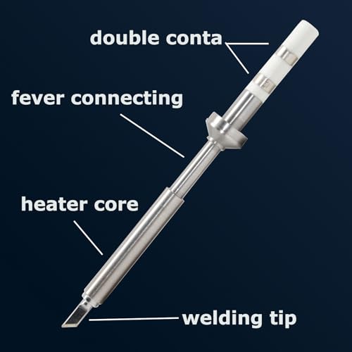 5PCS Soldering Iron Tips,TS100 Series Rapid Heating Replacement Tip for Pinecil TS100 | TS101 Soldering Iron,Easy to Instal Solder Accessories - Thumbnail 6