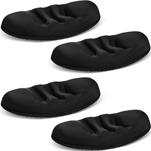 Geetery 4 Pcs Softball Fielder\'s Facemask Chin Cup Replacement Face Defense Mask Chin Pad Baseball Helmet Padding for Softball Fielder\'s Mask Women Men Teensm(Black)