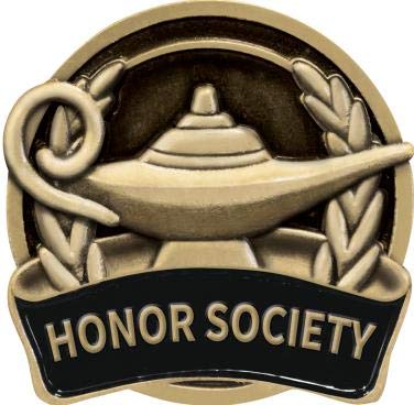1" Honor Society Pin, Academic Achievement Student Lapel Pin, Great Education Awards 10 Pack Prime