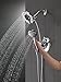 Delta Faucet Linden 17 Series Dual-Function Shower Faucet, Shower Trim Kit with 4-Spray In2ition 2-in-1 Dual Hand Held Shower Head with Hose, Chrome T17293-I (Valve Not Included)