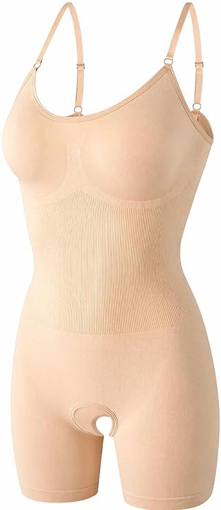 zoltrix Strapless Seamless Bodysuit Shapewear for Women – High-Stretch Nylon Spandex Full Body Compression Shaper | Sleeveless Tummy Control Innerwear | Invisible Sculpting Bodysuit-picture-25
