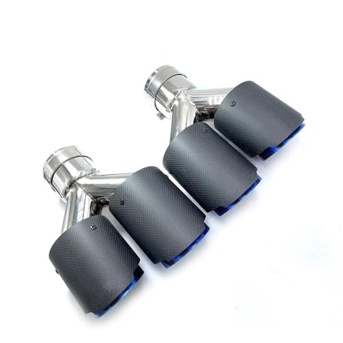 Punta de escape para coche universal: soluciona el aspecto oxidado con carbono 6
