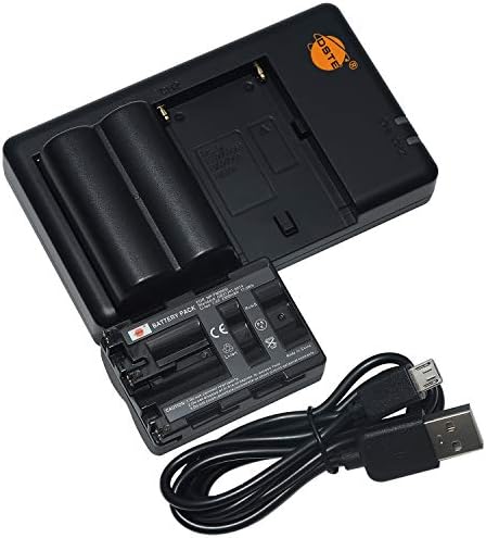 2 Pack) NP-FM500H DSTE Replacement Battery Fast Charging Dual LCD Charger Compatible With Sony A200 A300 A350 A700 Alpha A58 Alpha A99 DSLR-A100,BC- VM10