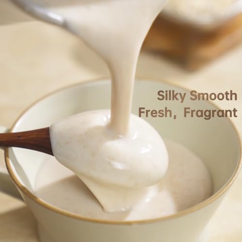 40oz Nut Milk Maker Machine, 10 in 1 Automatic Soy Milk Maker for Homemade Almond, Oat, Soup, Plant-Based Soybean Machine with Delay Start/Keep Warm/Boil Water/Self Cleaning/Quiet Blender, White
