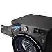 LG F6WV710P2S Waschmaschine (10,5 kg, Energieklasse A, 1.600 U/Min.) mit AI DD (AI Wash), TurboWash 360°, Steam und AquaLock, Schwarz