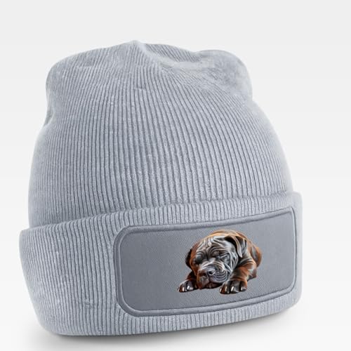 Resting Wrinkled Dog Puppy Love Beanie Large Breed Mastiff Dog Lover Pet Owner Birthday Gift For Him And Her O/S