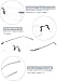 TERAISE Rimless Reading Glasses Comfortable Lightweight Frameless Reader 3 Pack Men and Women Blue Light Blocking Computer Eyeglasses(2.5X)