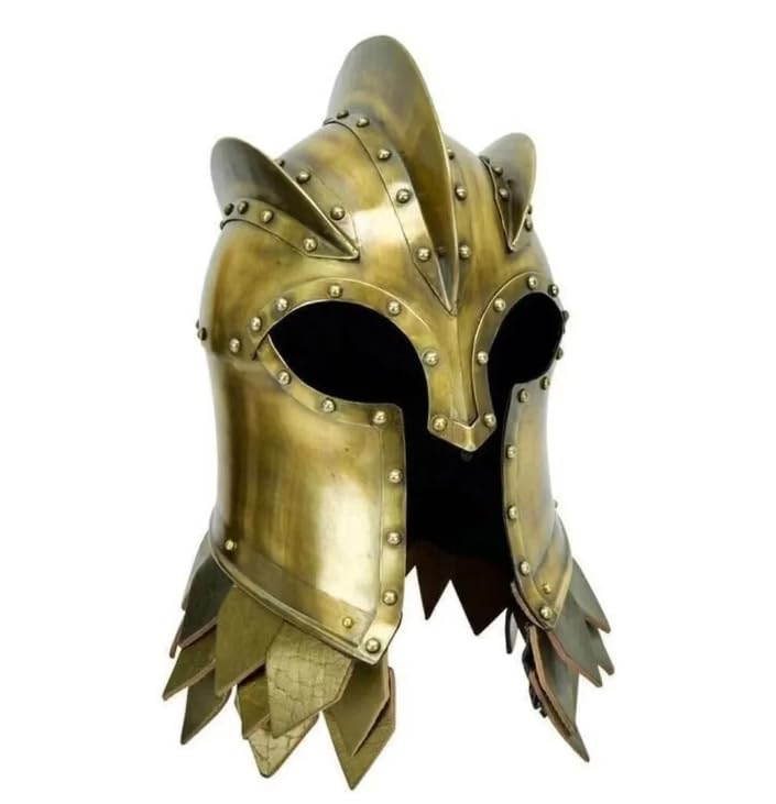 Demi-armure médiévale acier pour décoration salon thématique - 5