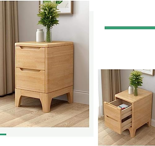 Table de chevet ensemble de 2 en bois solide JATIBOSH tiroirs 50 cm - 7