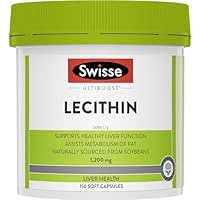 Swisse Ultiboost Lecithin - Rich In Choline To Assist The Metabolism of Fat - 150 Capsules