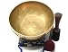 10" Hand Hammered Tibetan Singing Bowl for Master Chakra Healing, Yoga, Meditation, Sound Bath & Mindfulness ~ Great vibration for Body Therapy~ Included Mallet, Silk Cushion & Drumstick ~Perfect Gift