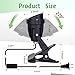 FZWLE Spot Lights Clamp Indoor Spotlights, 7W Clip on Lights Daylight White Uplights with 6FT Cord and Switch for Trade Show, Workshop, Billboard, Desk Lighting (2 Pack)