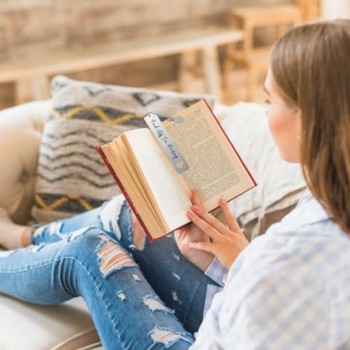 Tyqour Funny Metal Bookmark Book Accessories for Reading Lovers Book Marks Women Fun Bookmarks Gifts for Book Lovers Friends Christmas New Year Birthday Graduation - Image 2